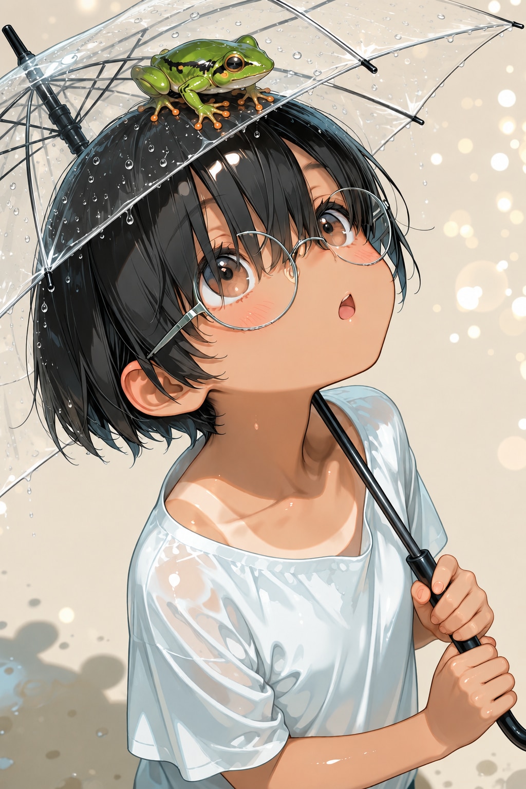 相乗りアマガエル。 | の人気AIイラスト・グラビア