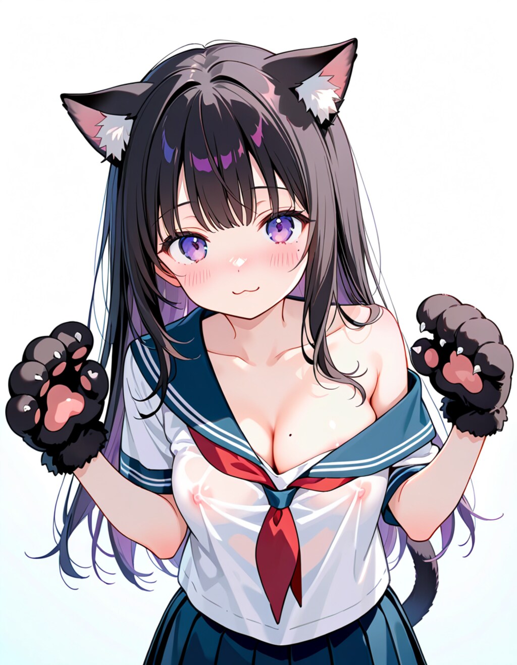 どこ見てるの？揉む？