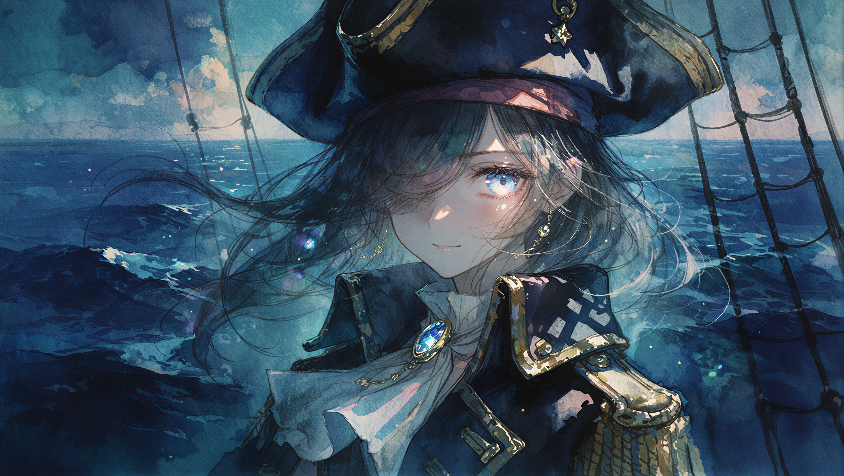 隻眼の海賊 3 | の人気AIイラスト・グラビア