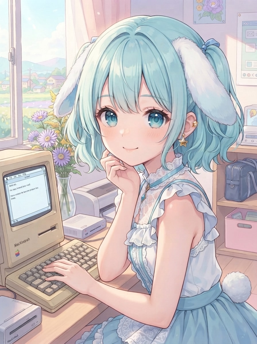 LARIMARぴょん #World Wide Webの日 | の人気AIイラスト・グラビア