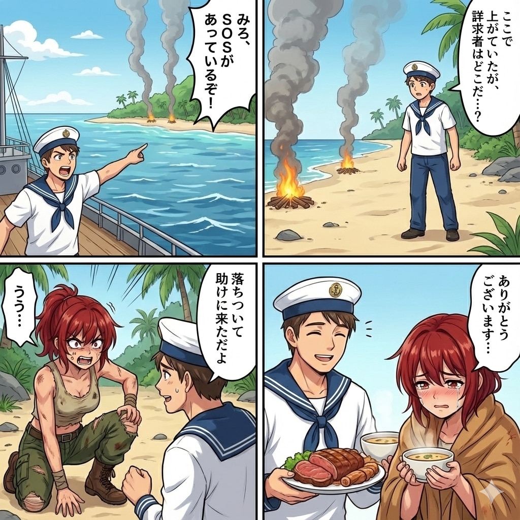 無人島サバイバルの最終日