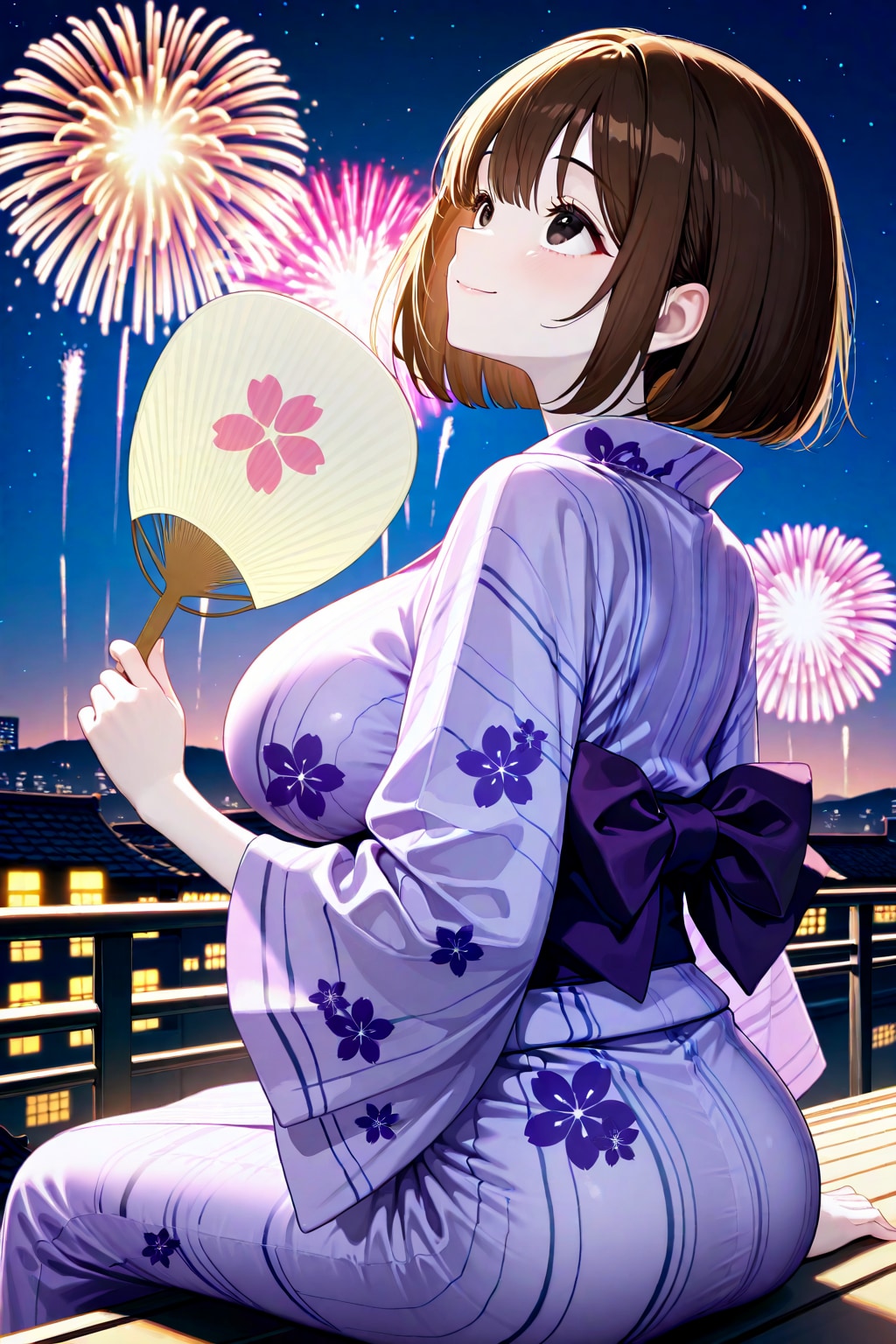 アキちゃんと花火デート