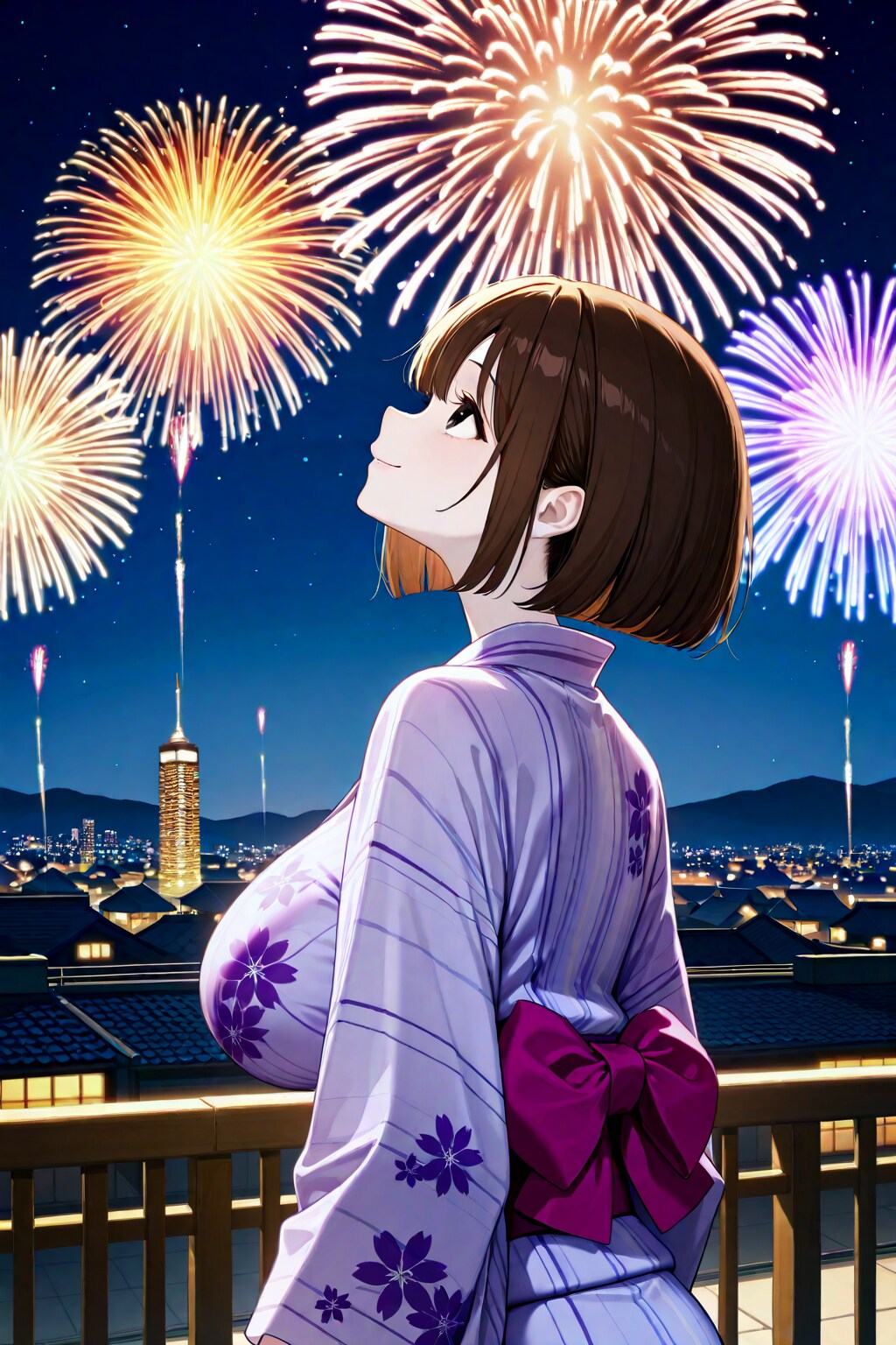 アキちゃんと花火デート