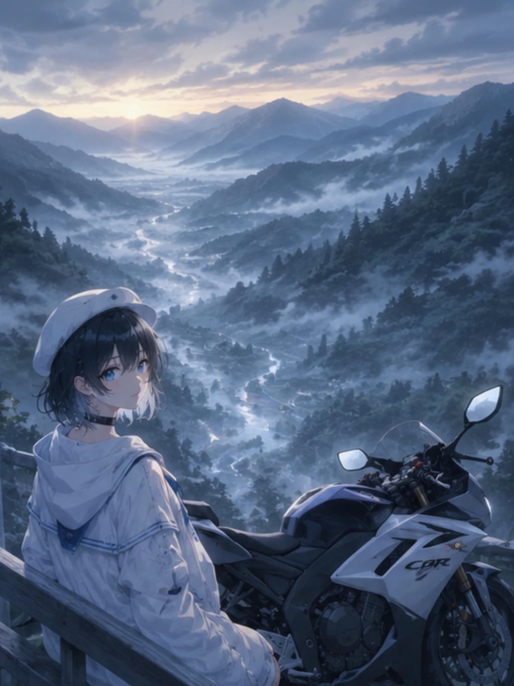 A Quiet Stop Above the Valley