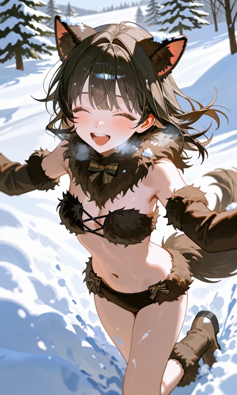 季節はずれの水着 | の人気AIイラスト・グラビア