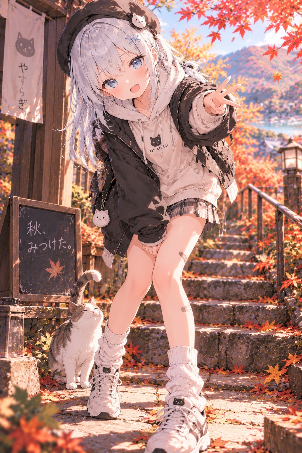 秋コーデ🍁〜銀子〜 | の人気AIイラスト・グラビア