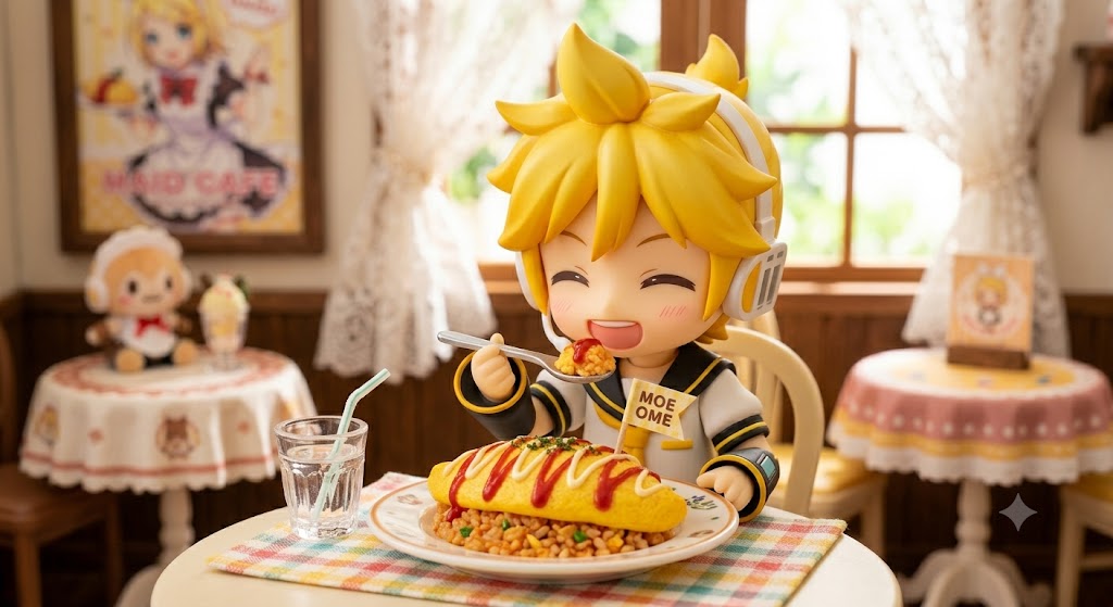 今日のお昼はオムライスです