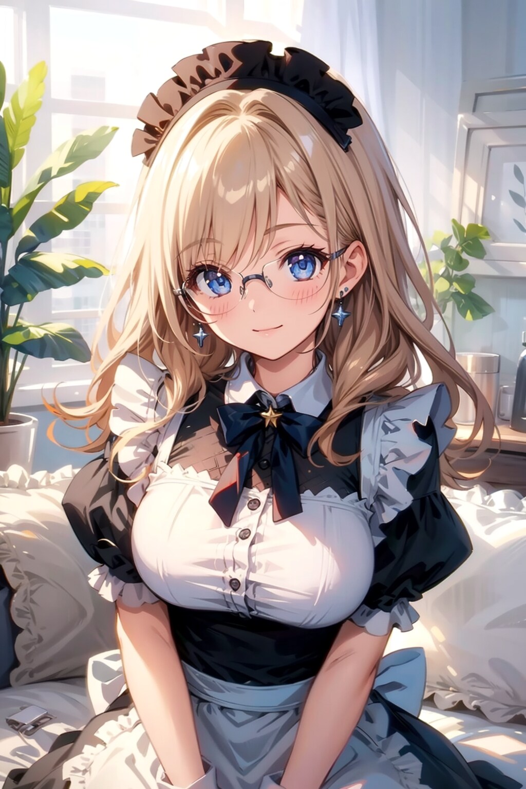 メガネ美少女メイド