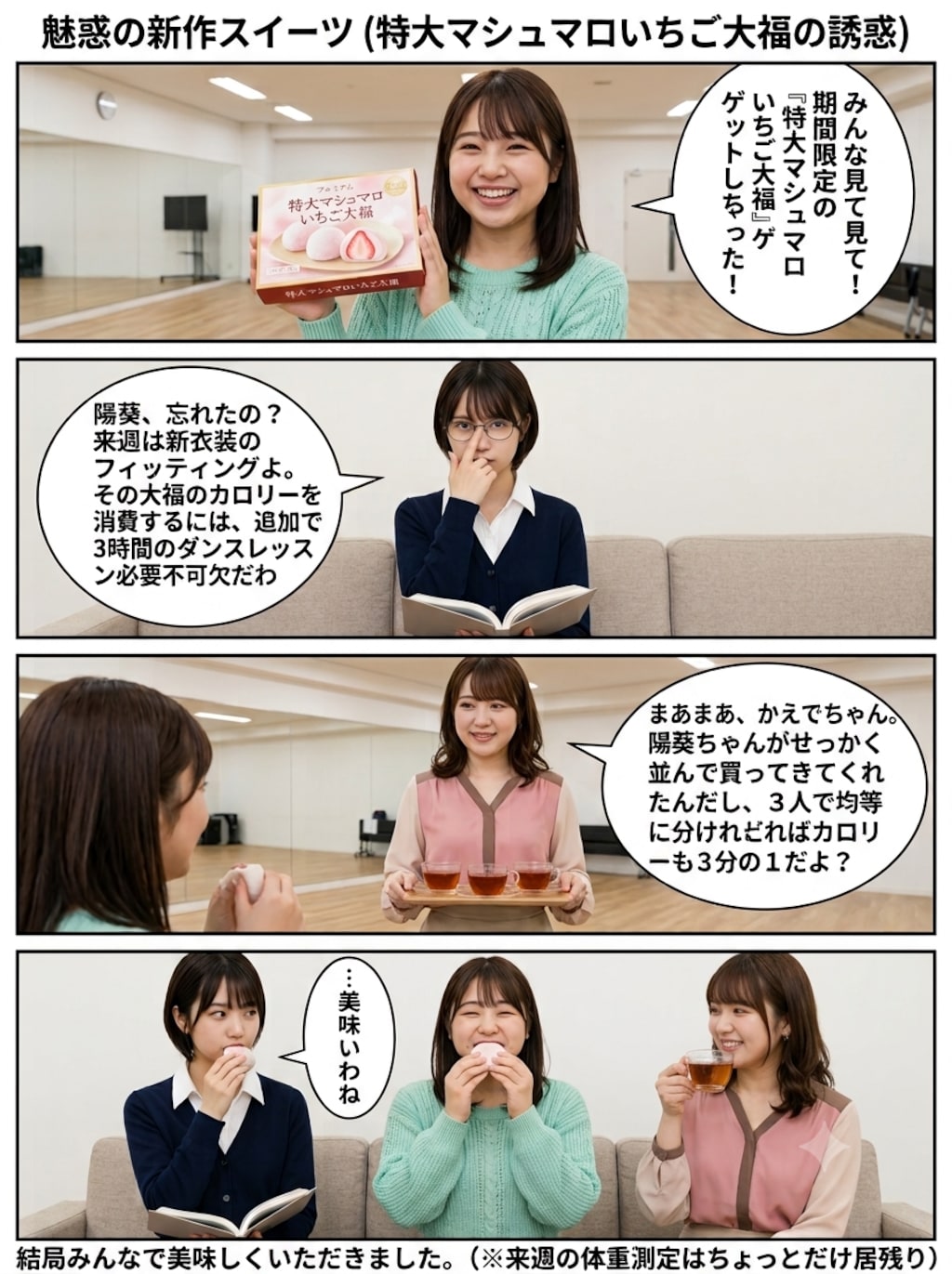 マンガなPuni-Paletteの3人