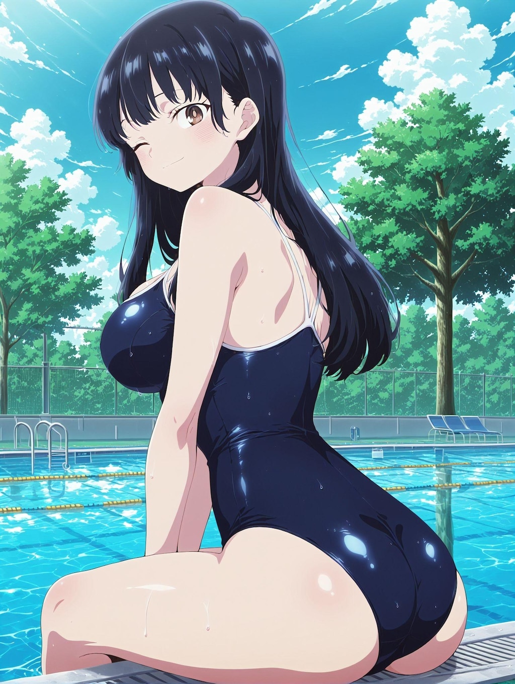 山田杏奈×スク水