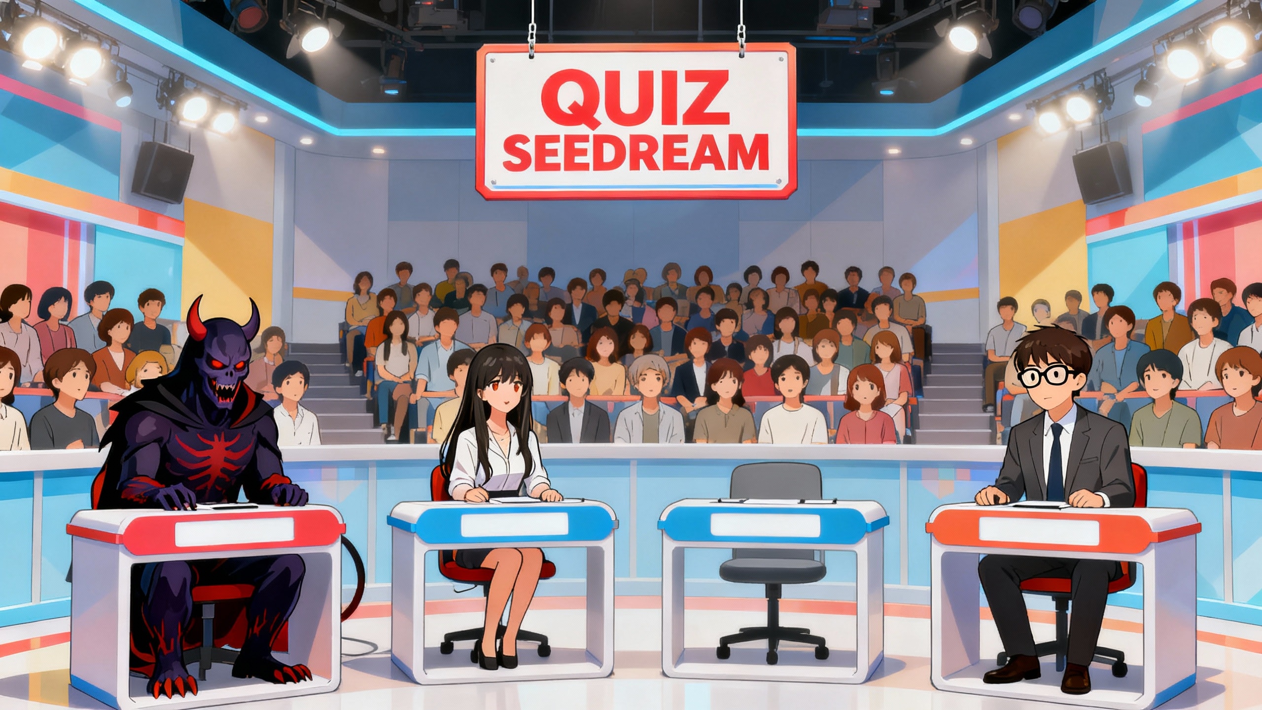 背景３９　クイズ番組 | の人気AIイラスト・グラビア