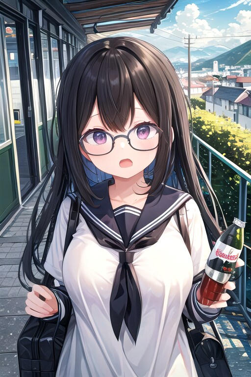 メガネをかけた女の子 | の人気AIイラスト・グラビア