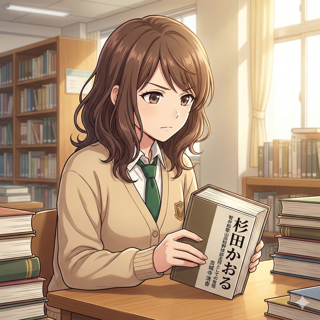 母の著書を読む冴ちゃん