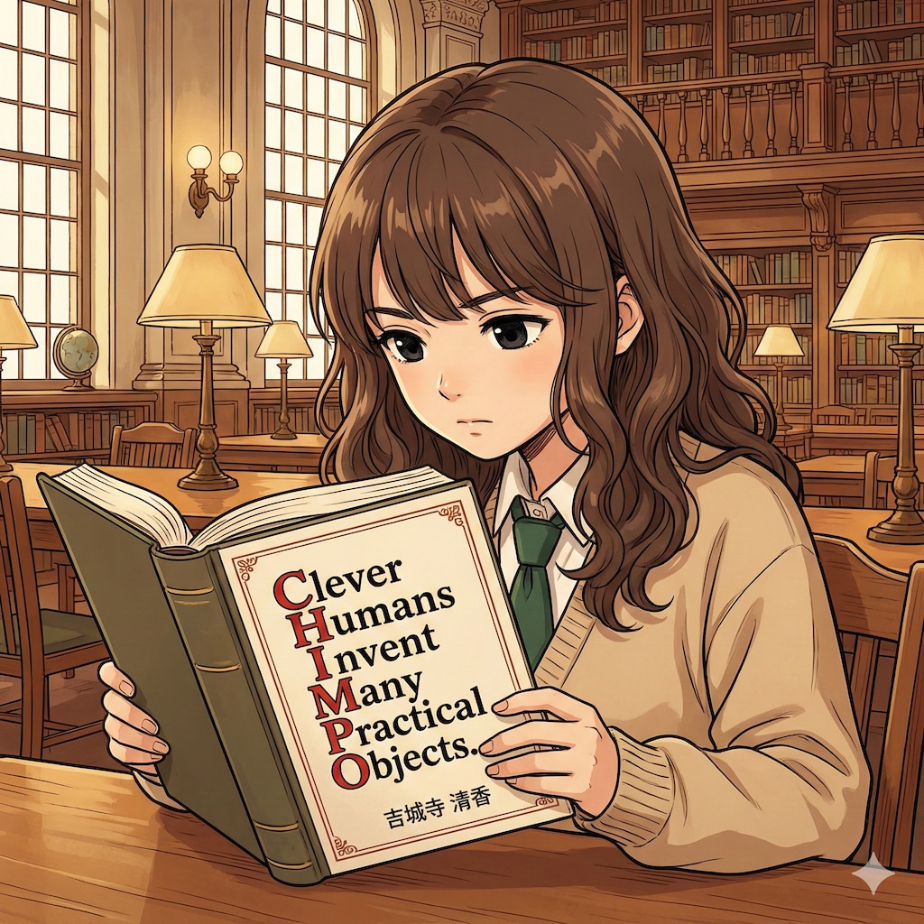 母の著書を読む冴ちゃん