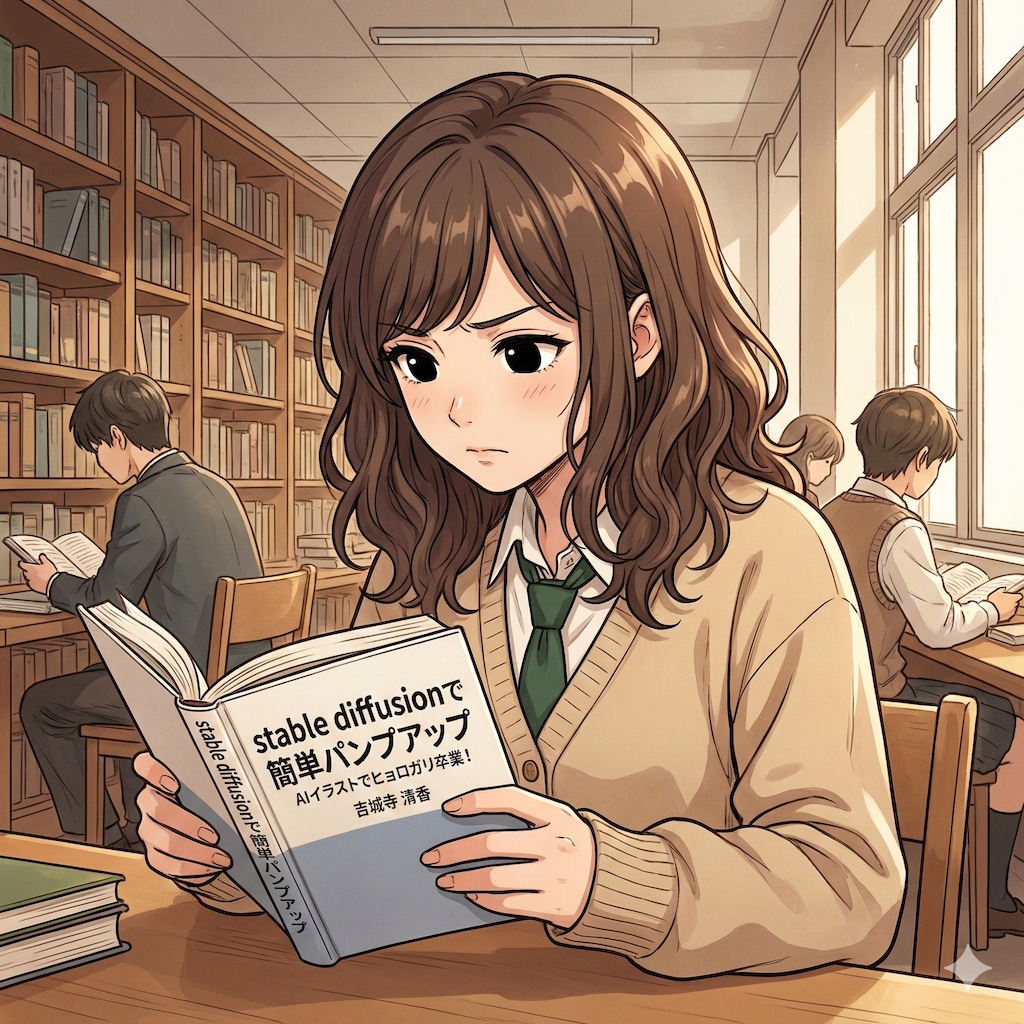 母の著書を読む冴ちゃん