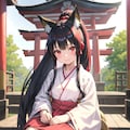 キツネ巫女 4枚目