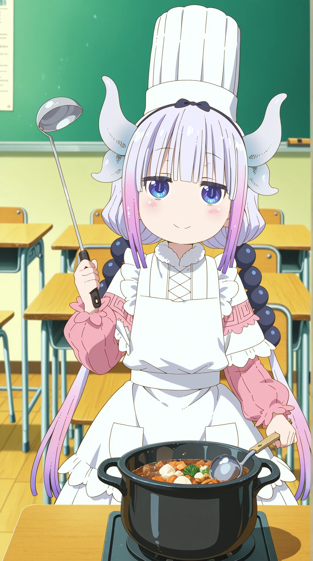 小林さんちのメイドラゴン　カンナ　🐲 　調理実習！
