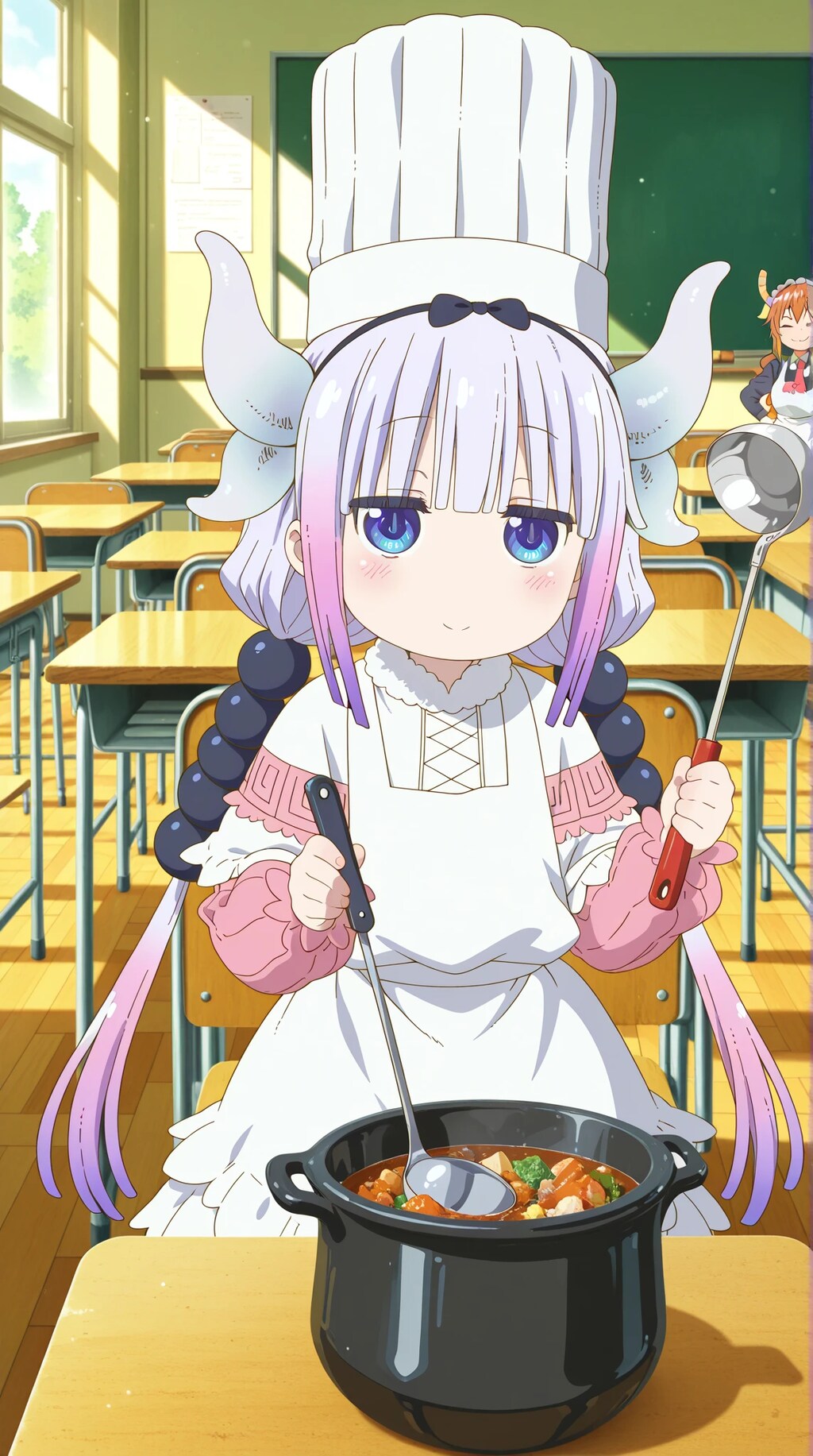 小林さんちのメイドラゴン　カンナ　🐲 　調理実習！