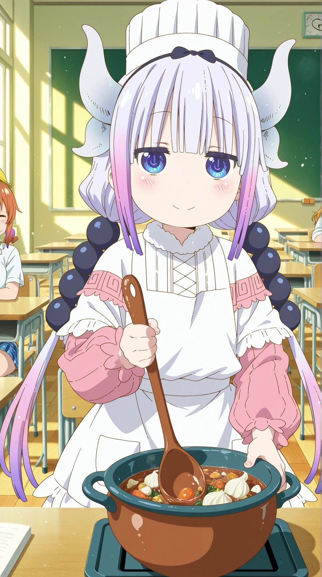 小林さんちのメイドラゴン　カンナ　🐲 　調理実習！