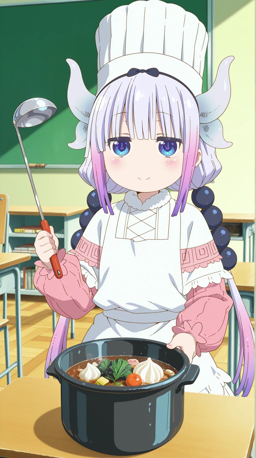 小林さんちのメイドラゴン　カンナ　🐲 　調理実習！
