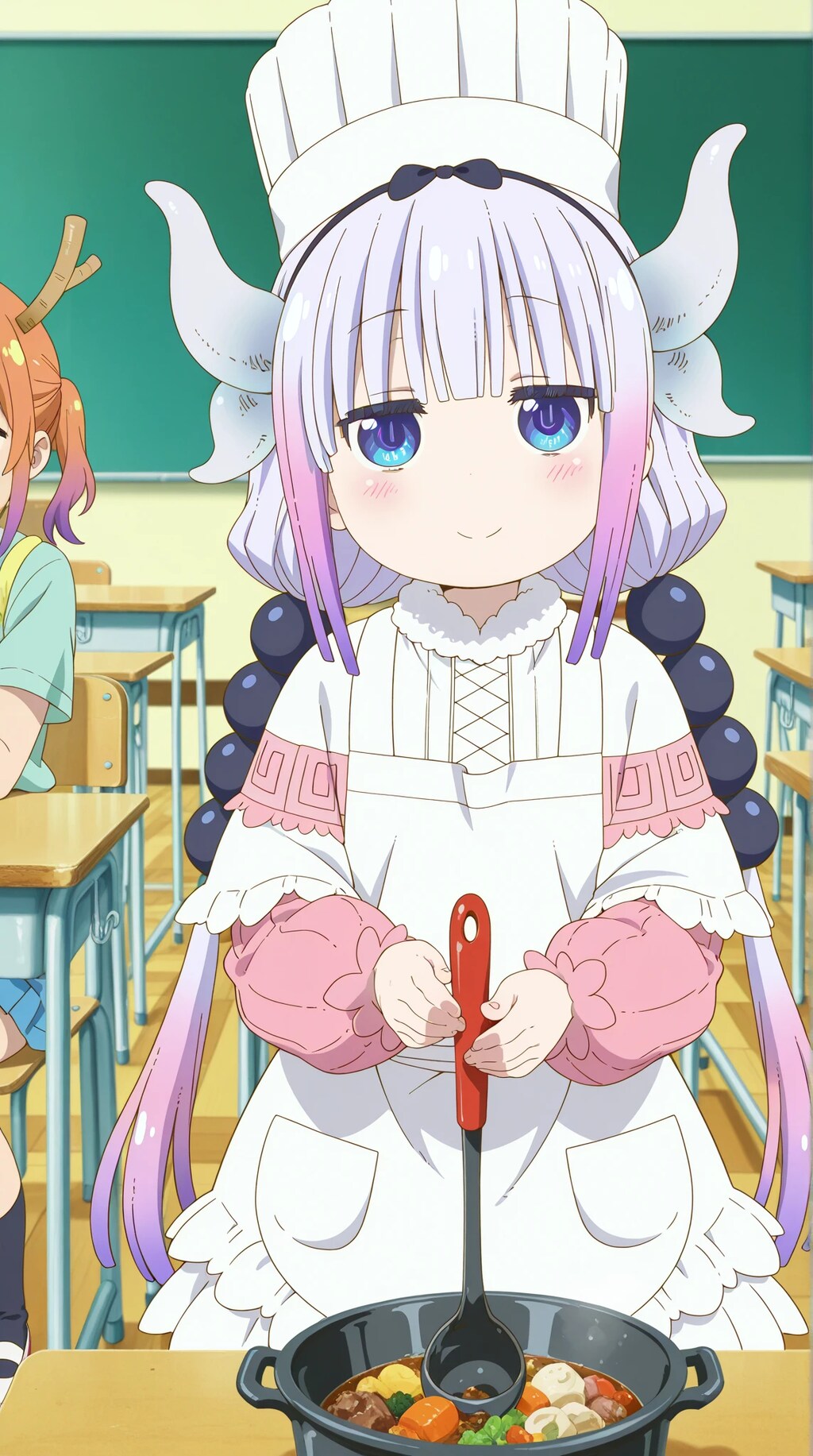 小林さんちのメイドラゴン　カンナ　🐲 　調理実習！