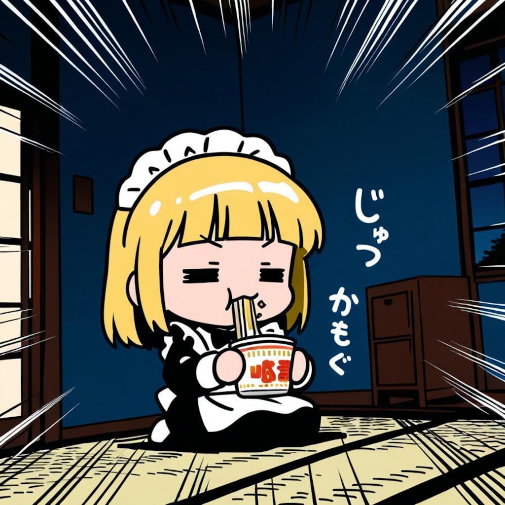 かぷめんと タタミのアパート メイドちゃん🍜