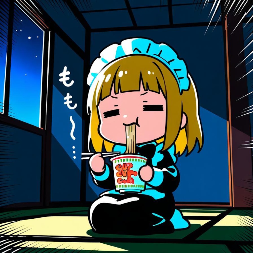 かぷめんと タタミのアパート メイドちゃん🍜