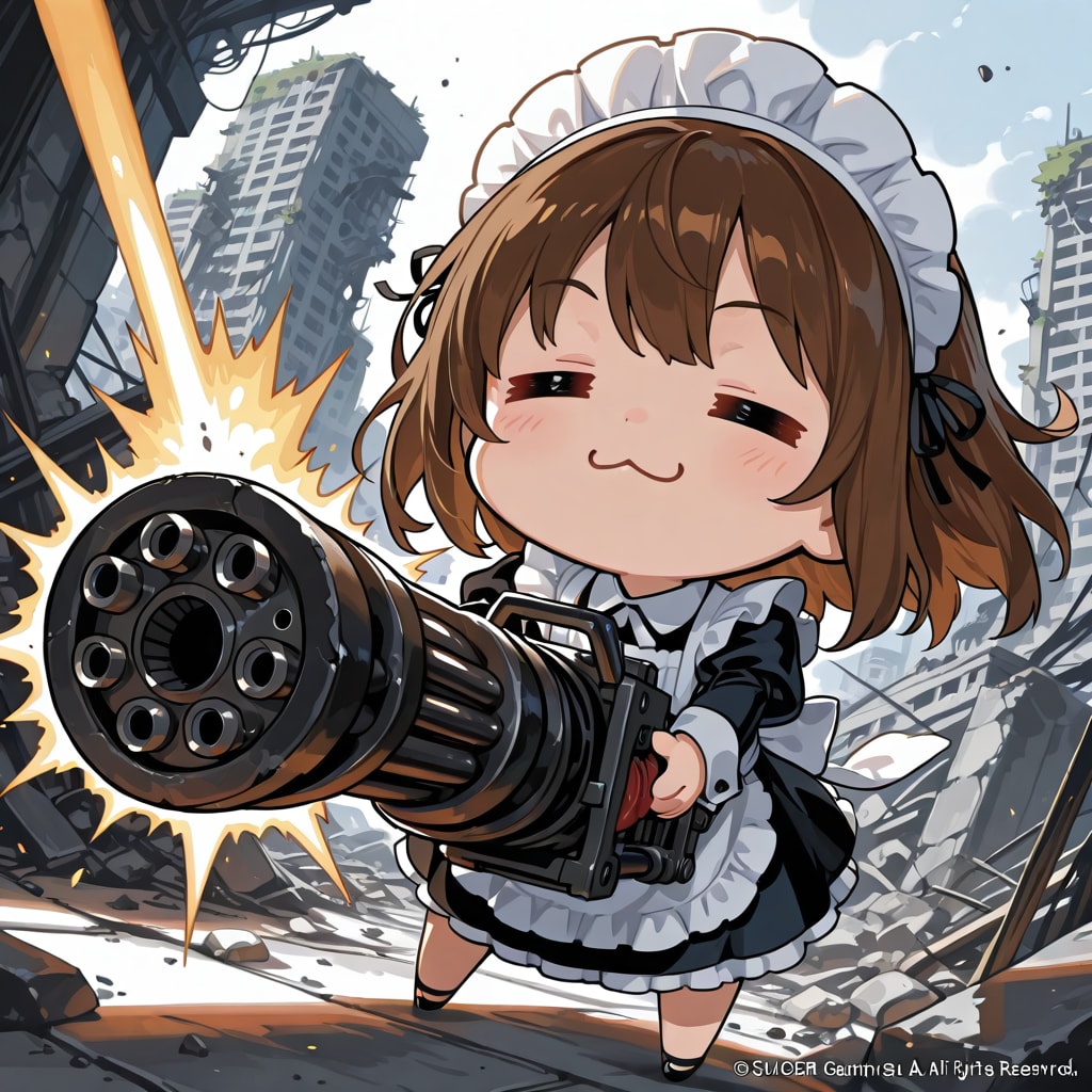 ミニガンメイドさん