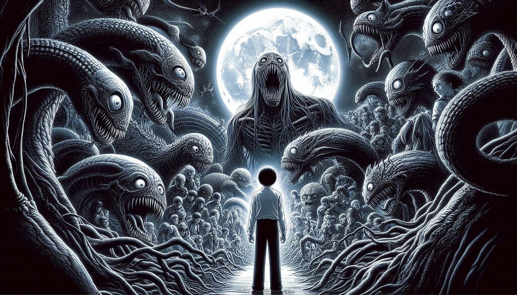 邪神VSサイキック少年！激突寸前！