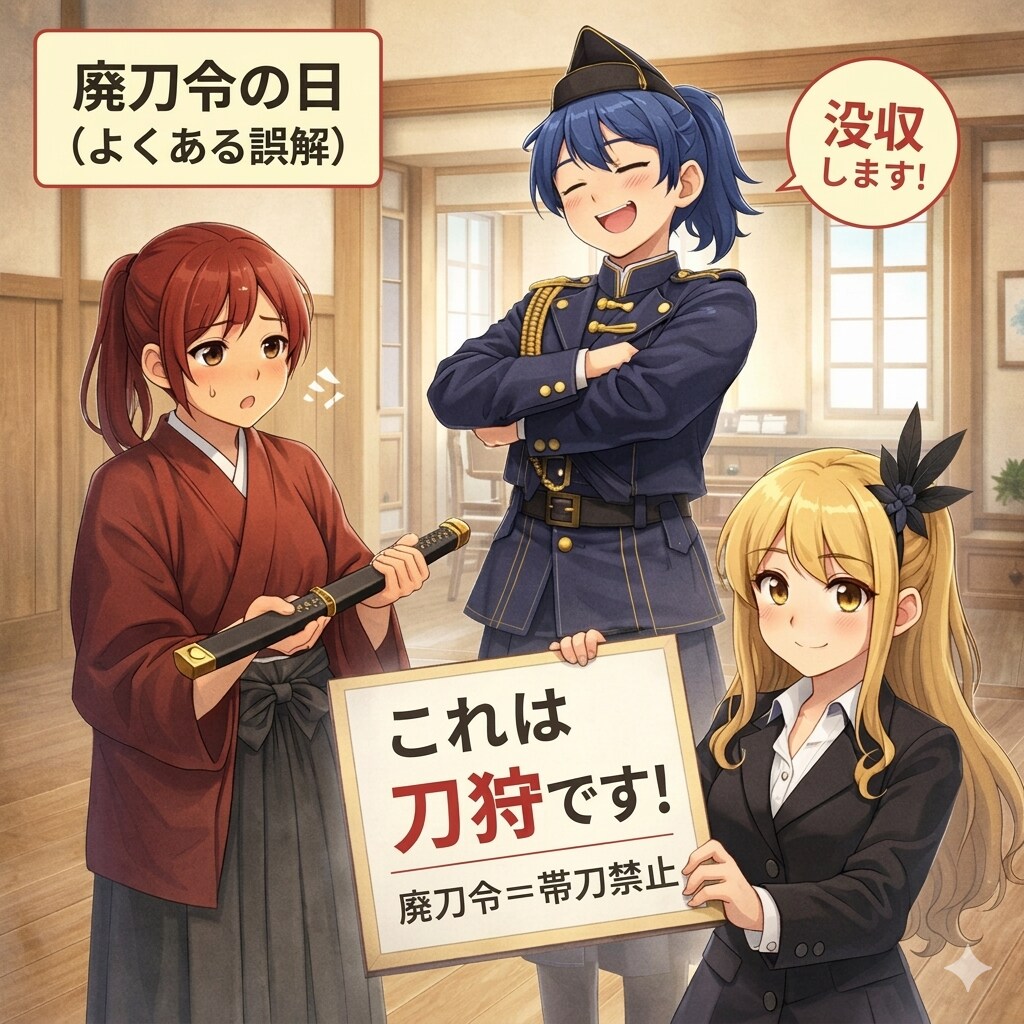 3月28日は廃刀令発令の日