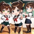 制服ちびキャラデイズ Z616 5枚目