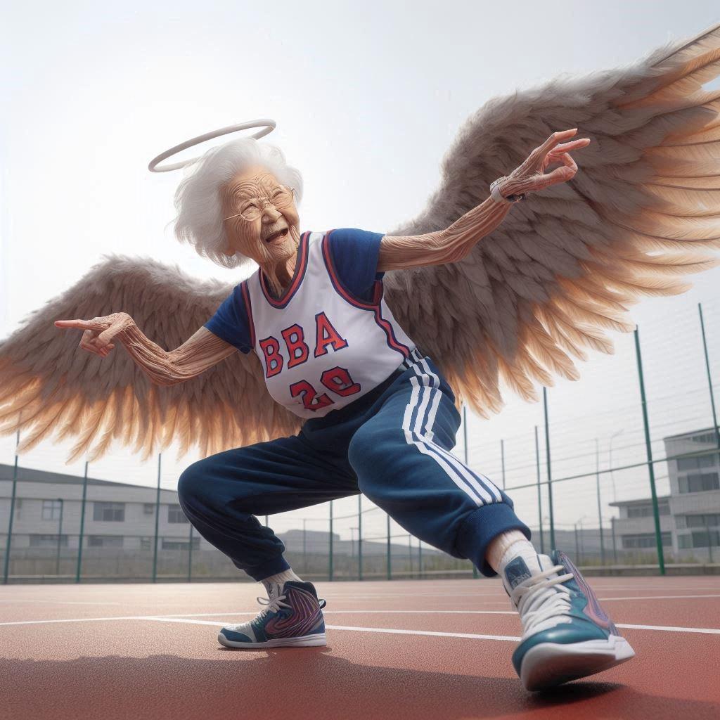 【謎画像】900歳の天使のフリースタイルダンス