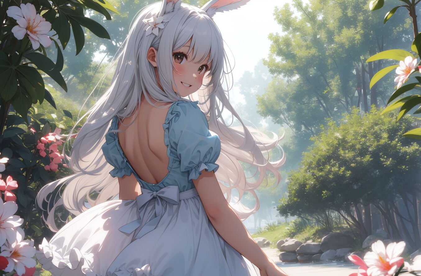 #8　うさ耳娘　秘密の場所