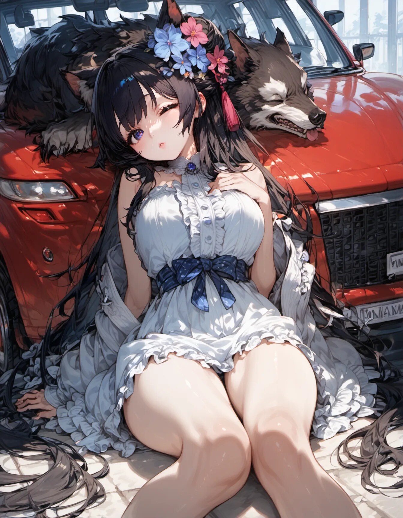 Slumber Beside the Beast | の人気AIイラスト・グラビア