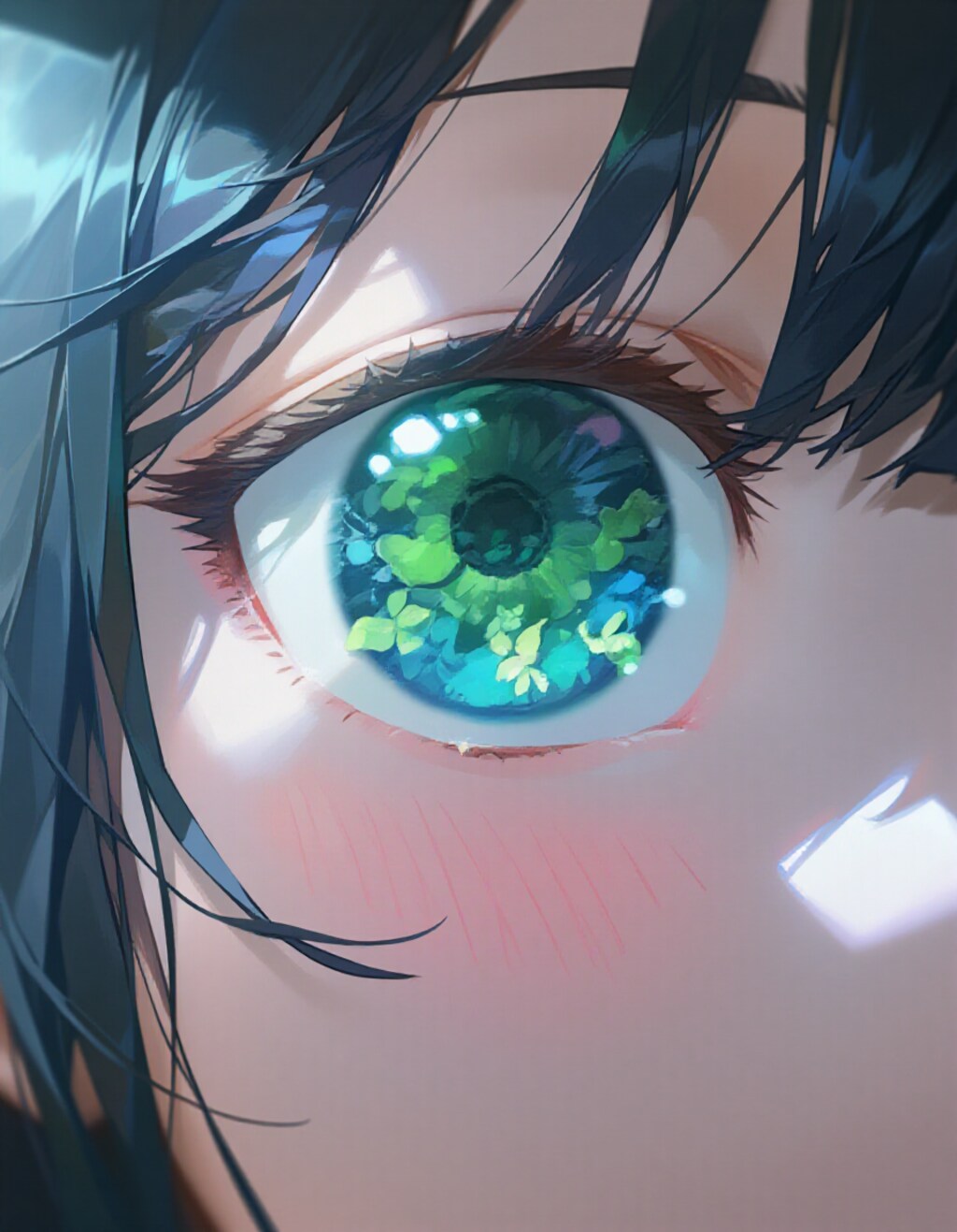 Green eye