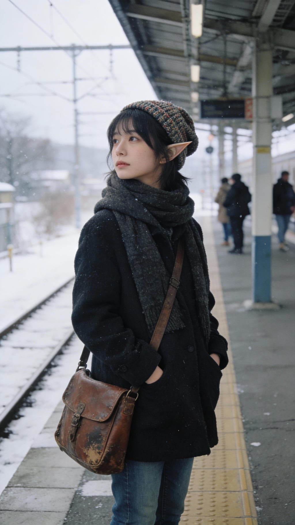 The Elf in the City Rain