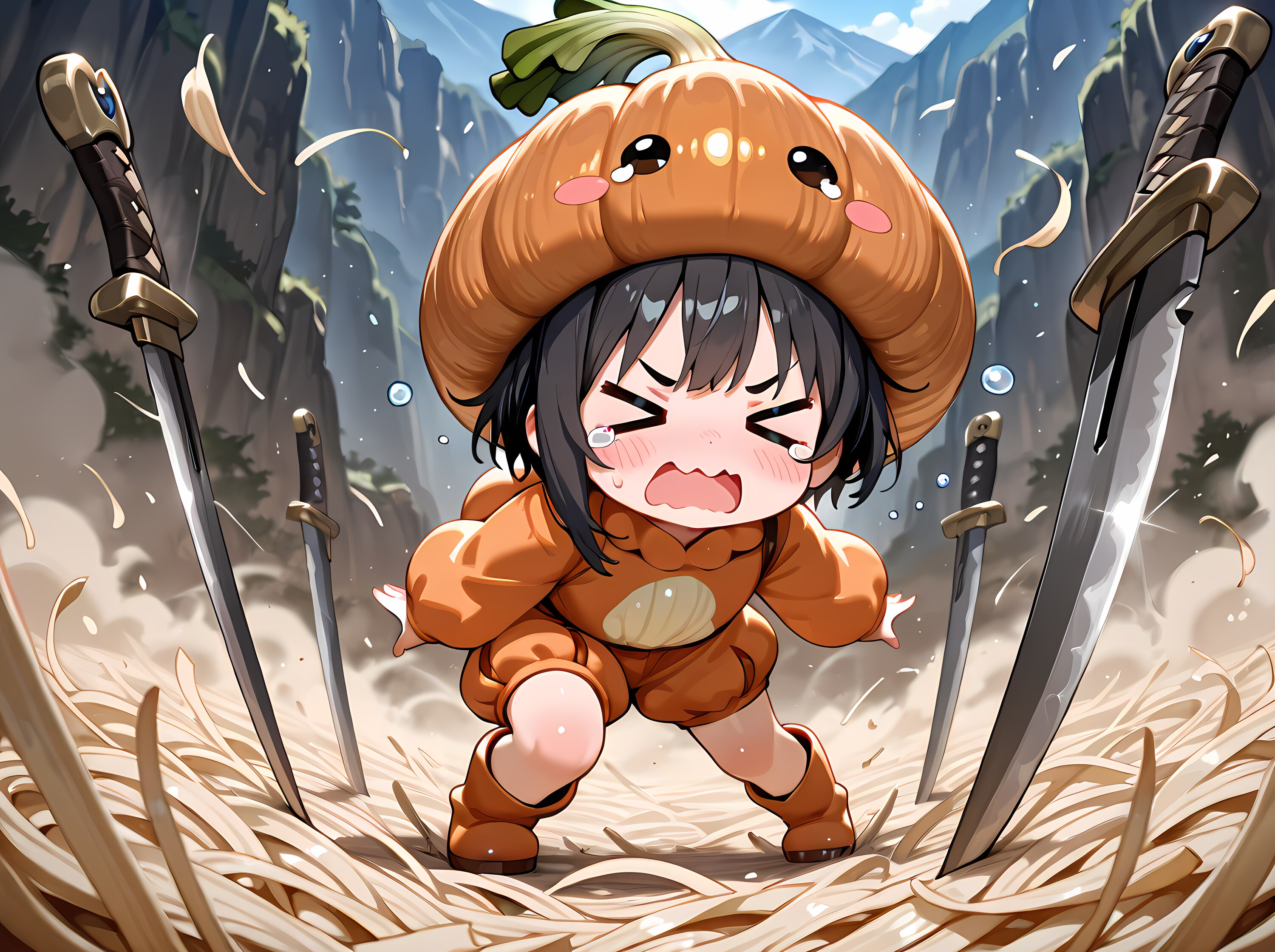 「目がああぁぁぁああっっ😭💥💦」 | の人気AIイラスト・グラビア