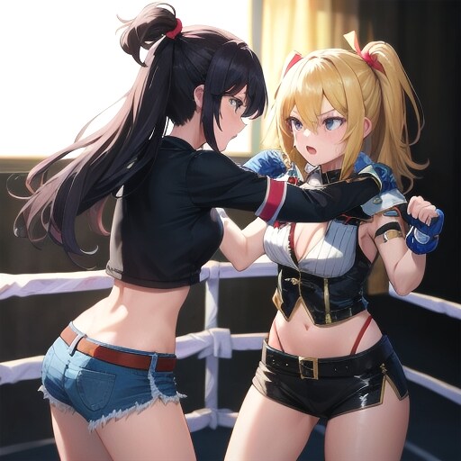 不良少女の喧嘩