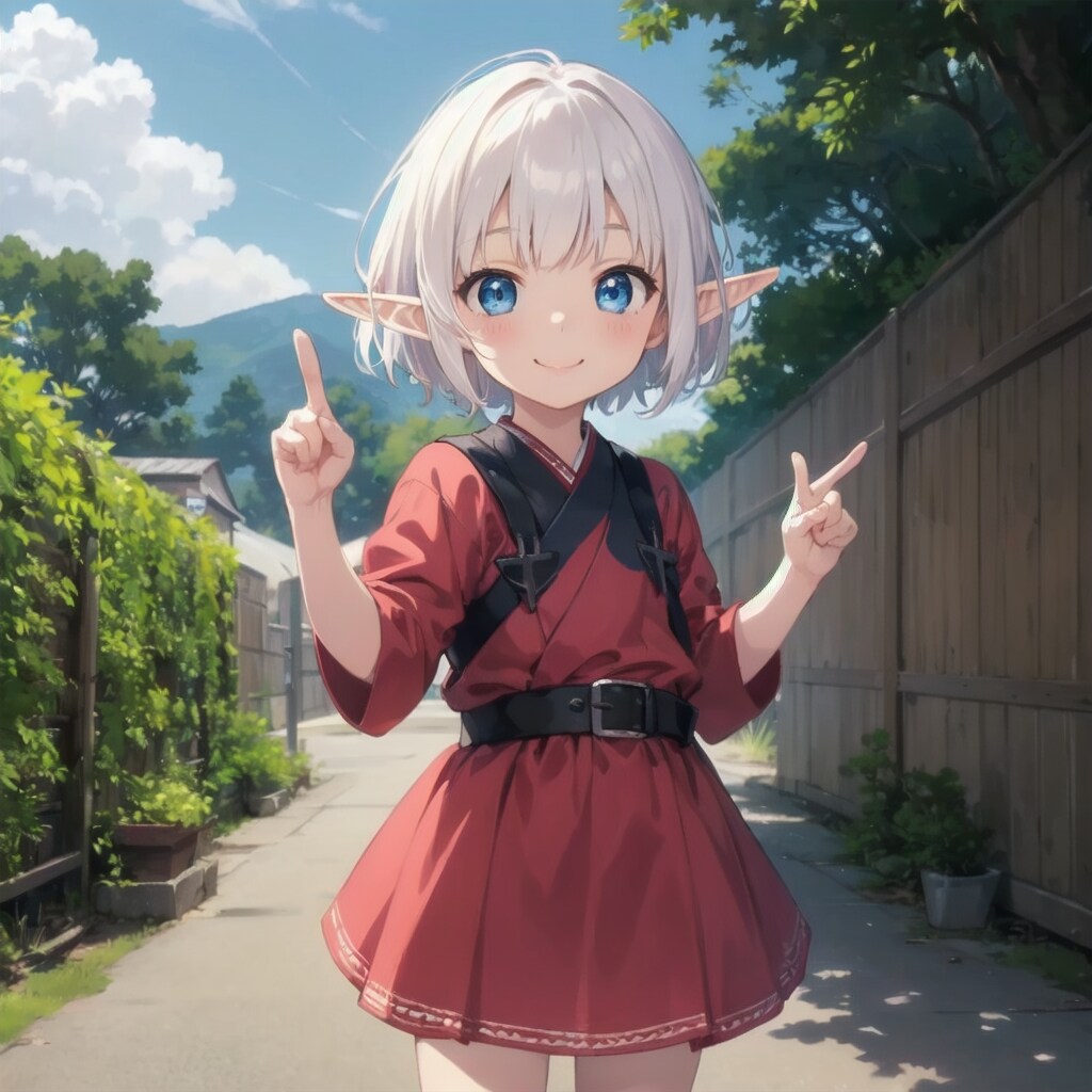 【今日のエルフちゃん】一本でもにんじんですよ