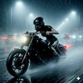 マオマオの豪雨の夜のハイウエィー 3枚目