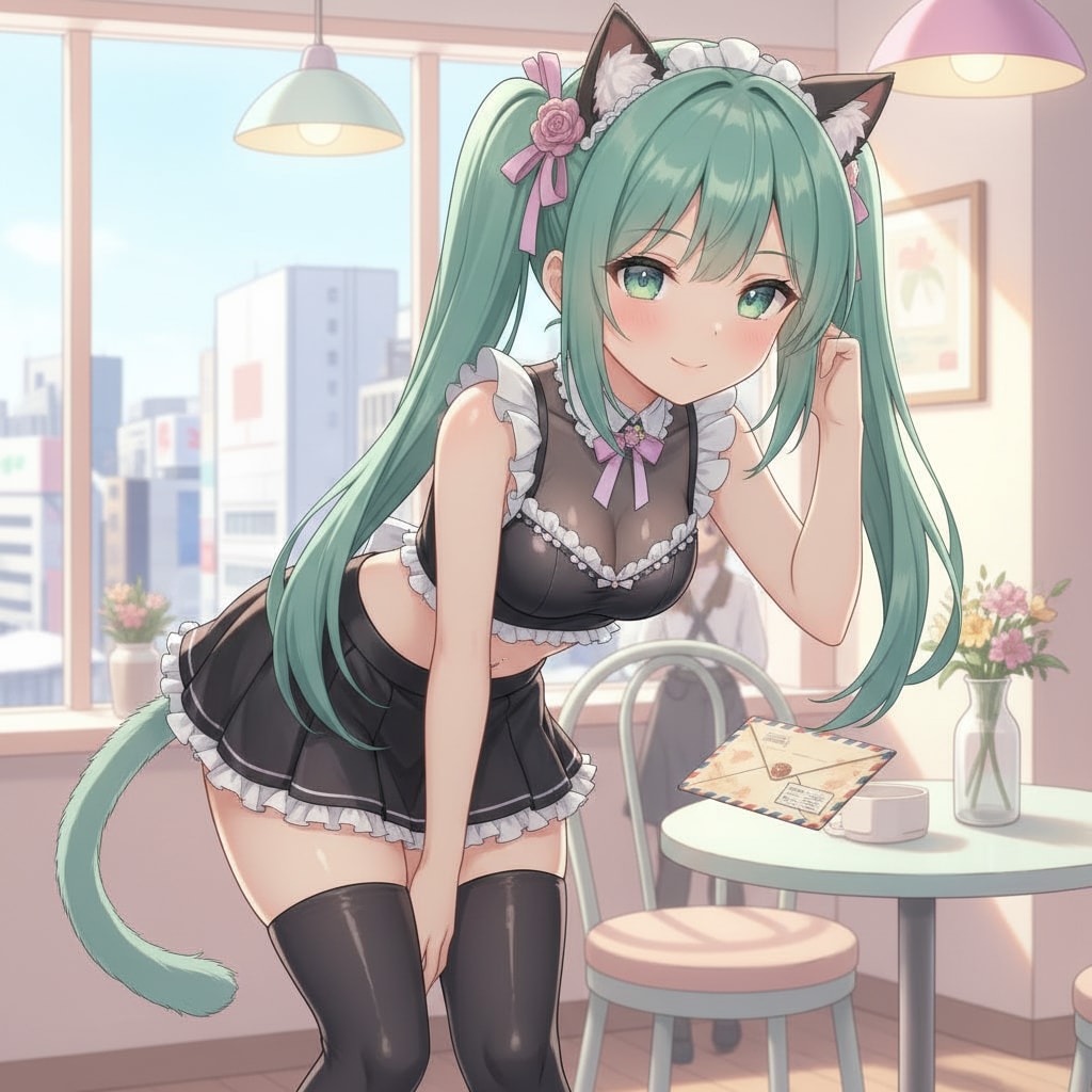 みどツイにゃん。2月18日 #エアメールの日