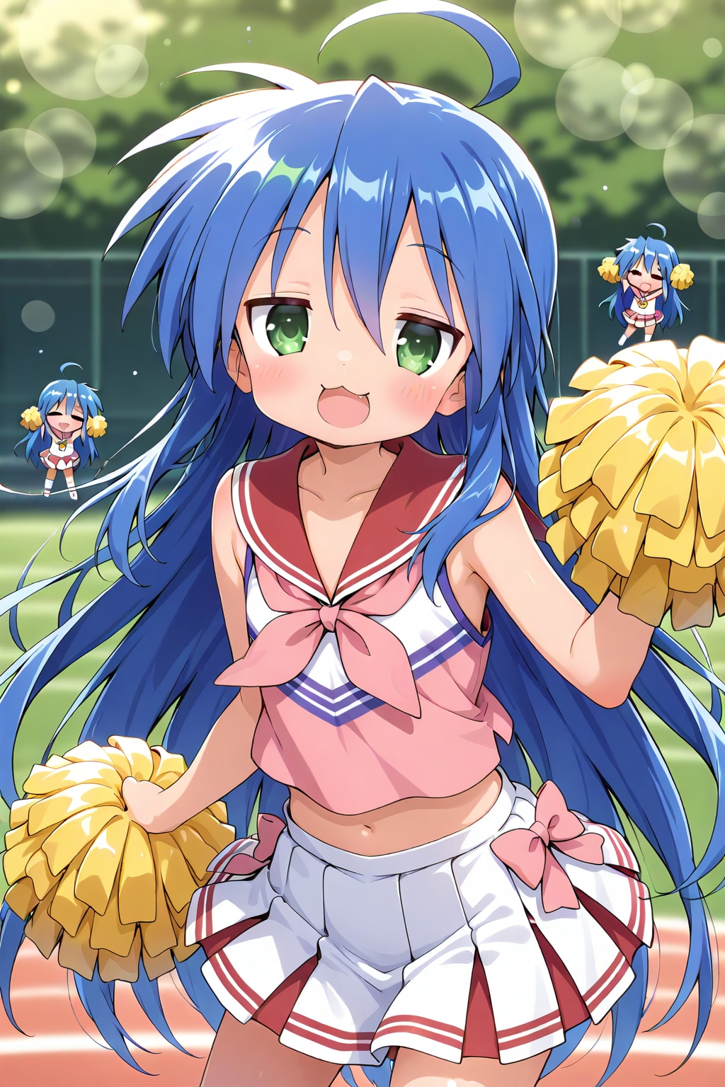 泉こなたチアガール | の人気AIイラスト・グラビア