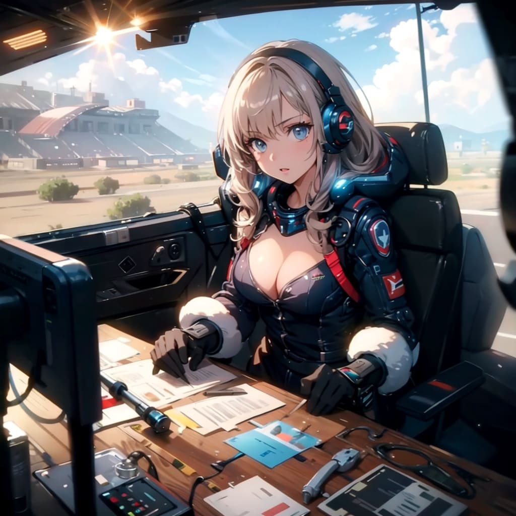 邪魔しないほうが良さそうな通信兵