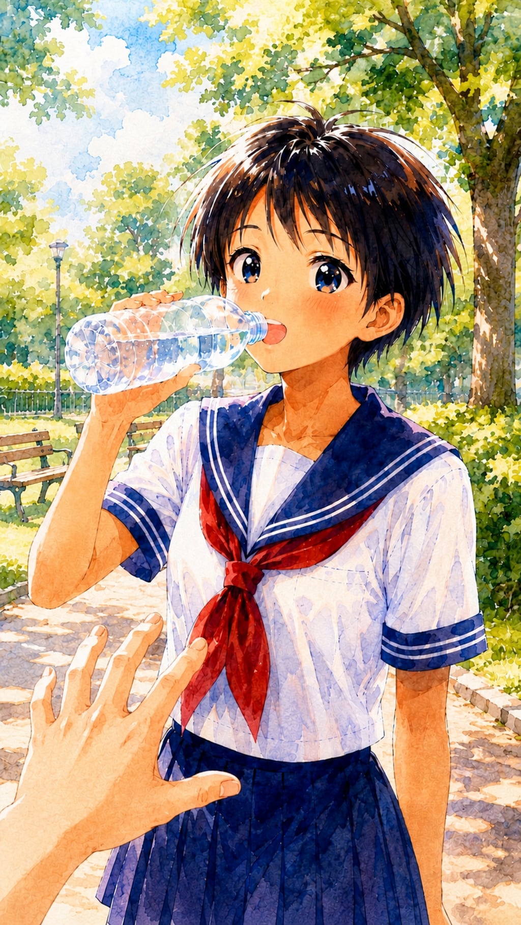 奪われた水