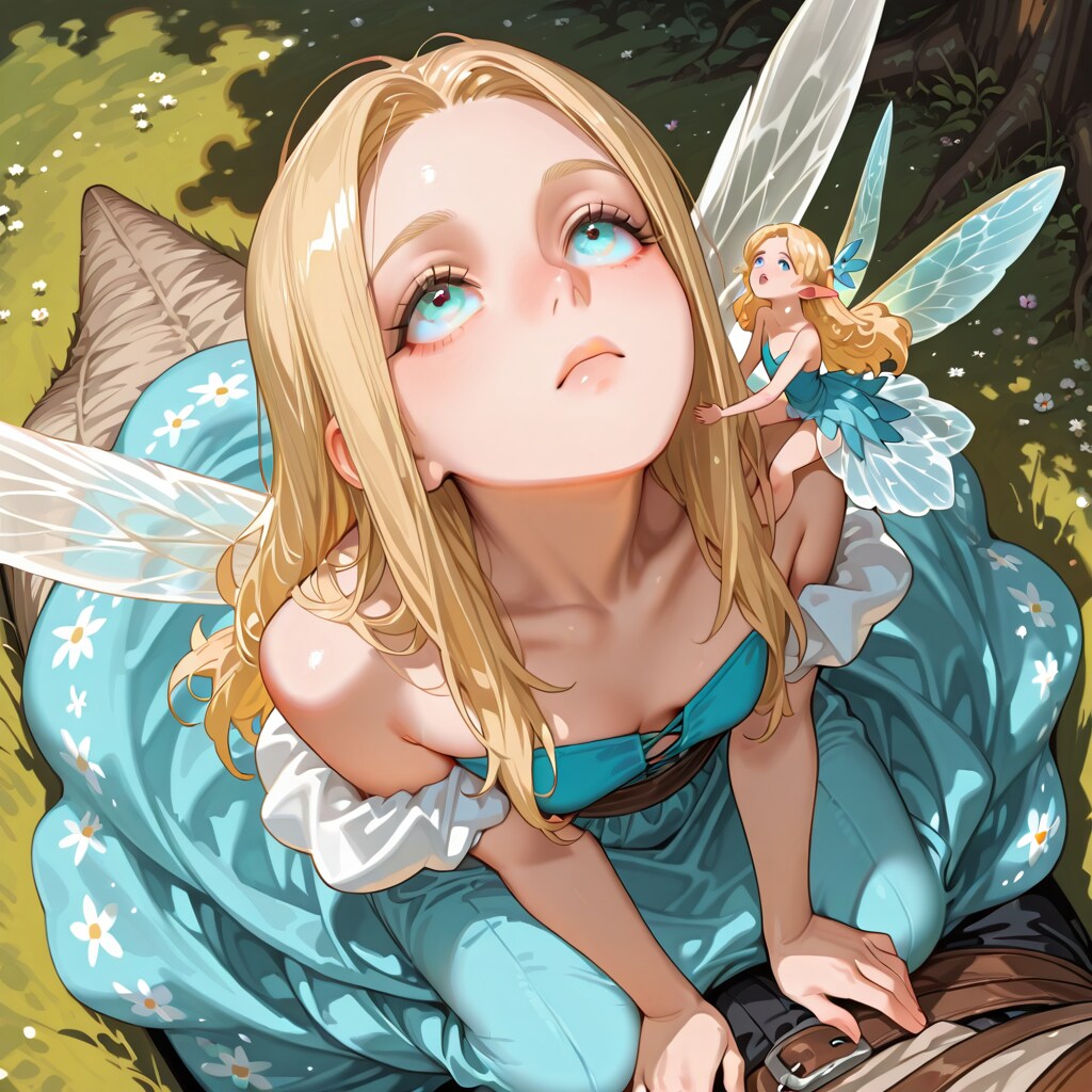 肩の上に乗る妖精を描きたかっただけなのに
