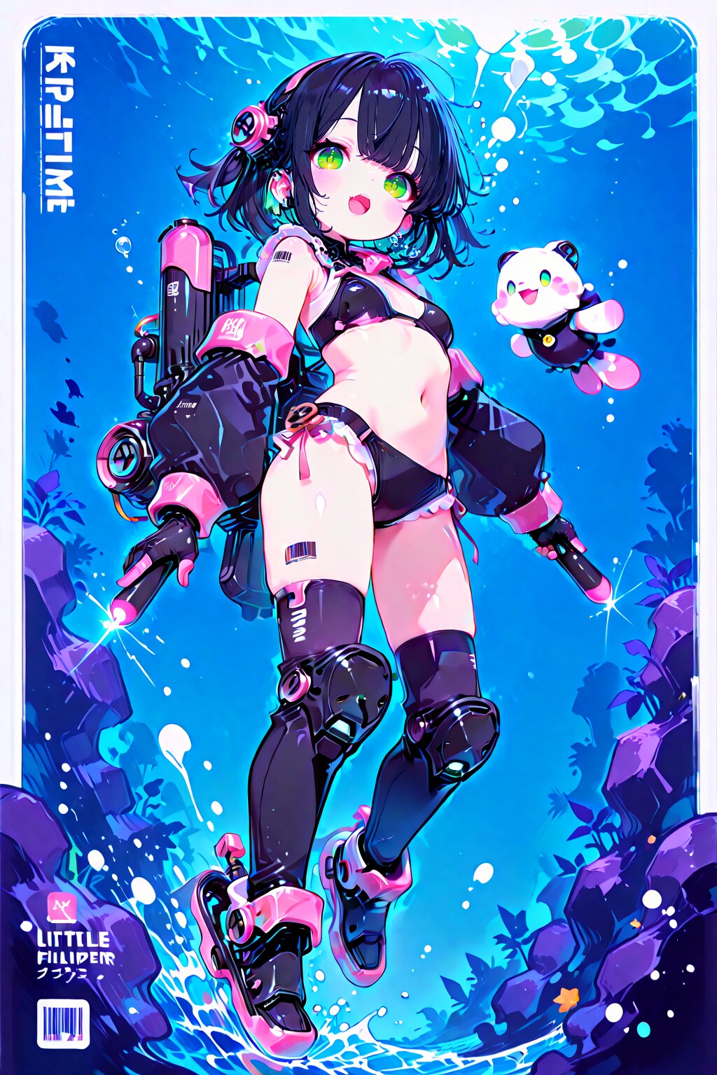 架空の美少女プラモパッケージ・海のビキニ編　その２