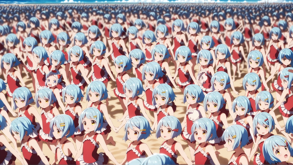 水着リコの増殖を試みたもの2