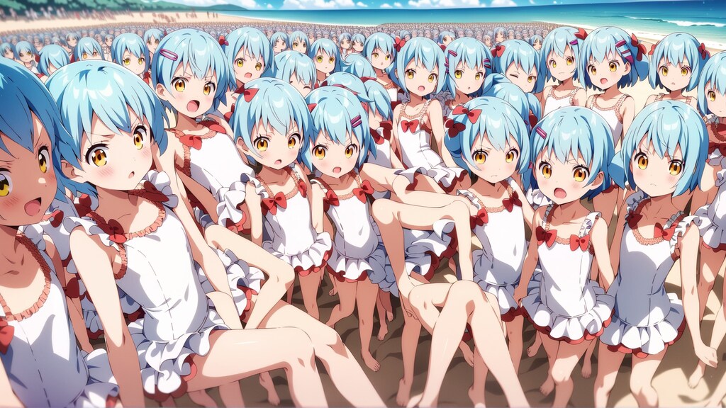 水着リコの増殖を試みたもの2