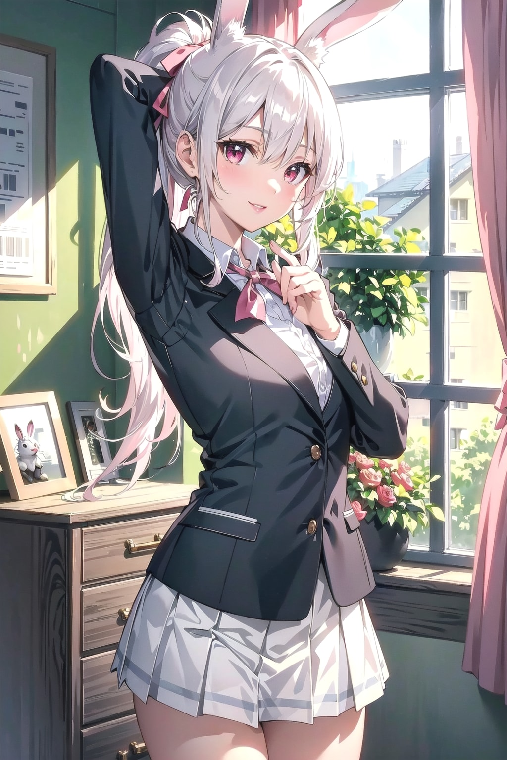 メイクして出かけるのです💄✨🐰💕