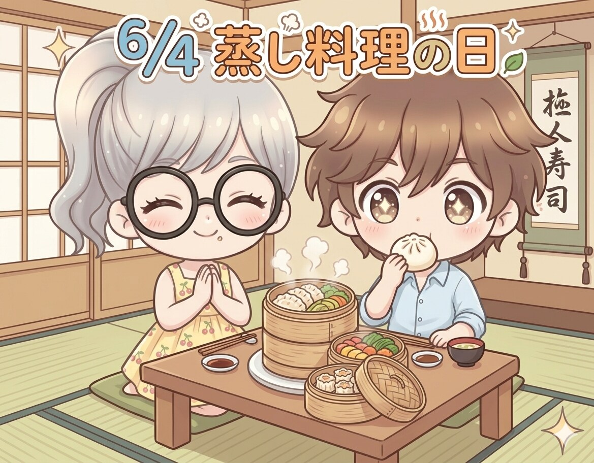 今日は「蒸し料理の日」